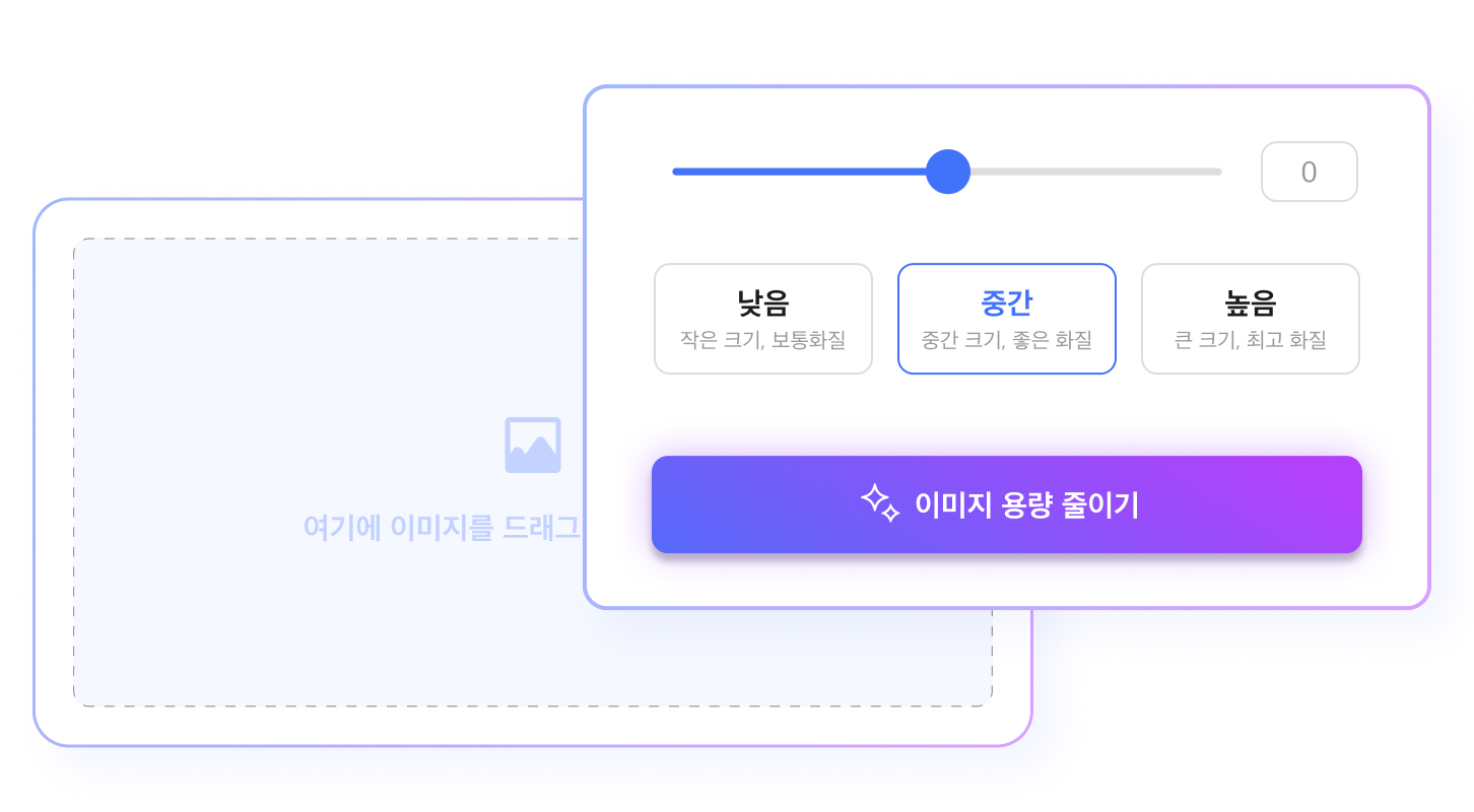 PDF 용량 줄이기 압축 단계